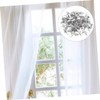 Operitacx 100pcs Clips and Hooks Heavy Duty Drapery Holdbacks for
