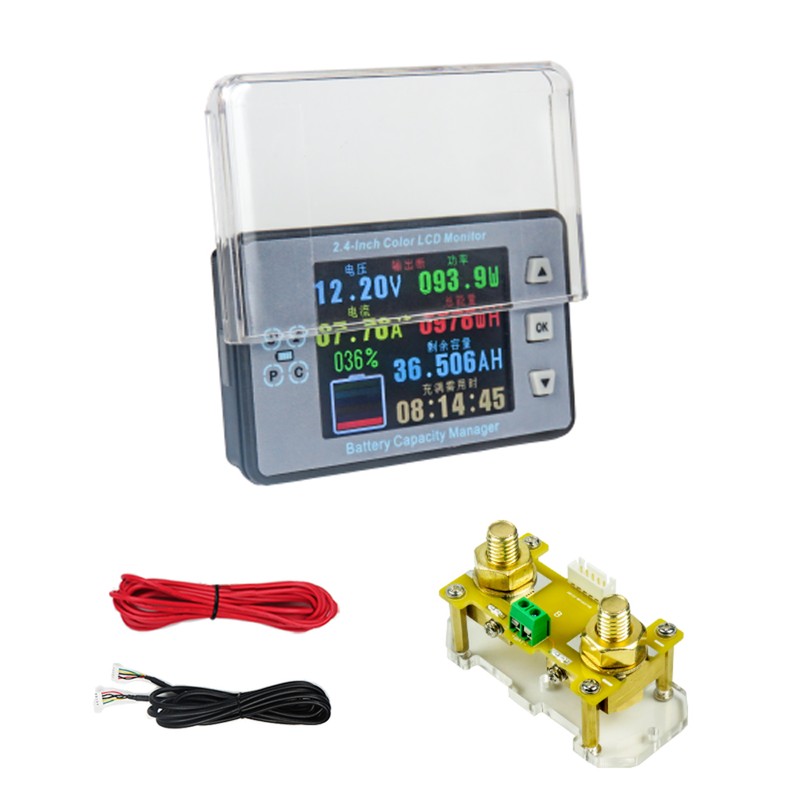 Coulometer Bidirectional Current Detection Memory Function 2.4 Inch Color LCD