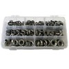 BE-TOOL Stainless Steel Washers 120pcs Countersunk Wood Screws Self Tapping
