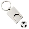 SILBERKANNE Key Ring with Football Chip 8.5 x 3.5 cm