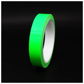 Finest Folia Decorative Shiny Strips for Car, Motorcycle, Boat, Model Making, Silver, Chrome, 10 Metres, neon green