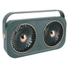 20W Solar Panel High Speed Airflow 5V Dual Exhaust Fan