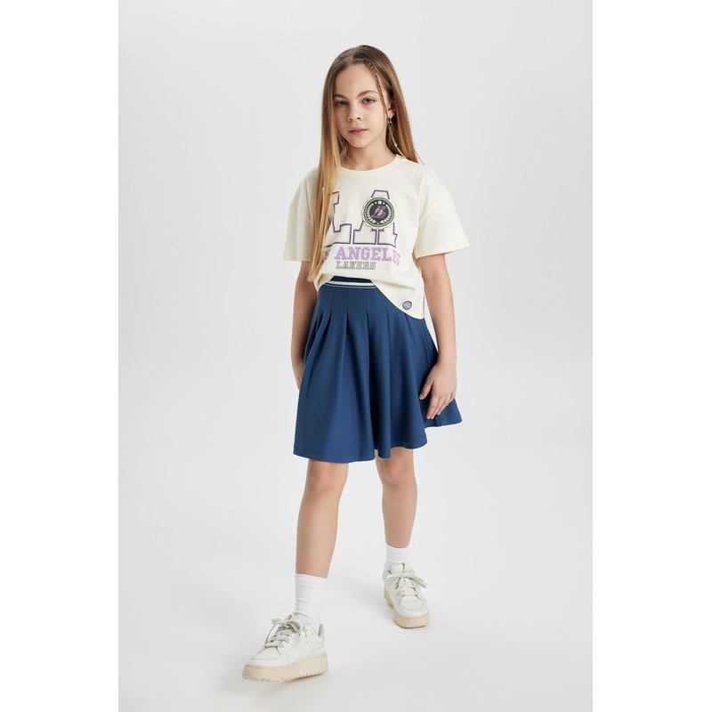 DeFacto Girls' Skirt, indigo