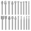 Carving Bits Wood Engraving Router Bit with 1/8"(3mm) Shank, 20Pcs