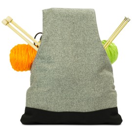 Stitch Happy Arm Yarn Organizer Tote Bag – Wrist Style, No-Snag, Ergonomic Knitting & Crochet Project Travel Storage