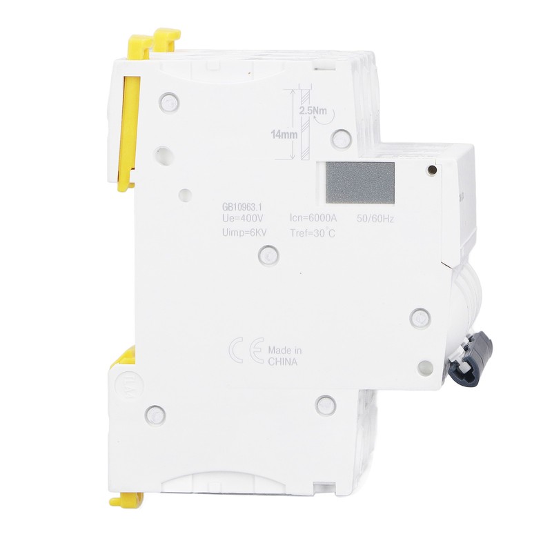 3P Miniature Circuit Breaker Easy Disassembly Assembly Din Rail Mount