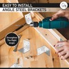 OMIDEAS 15 x Corner Brackets (50 x 50 x 50)