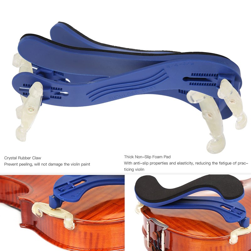 Violin Shoulder Rest,Elastic Violin Shoulder Pad,Violin Shoulder Rest Adjustable Elastic