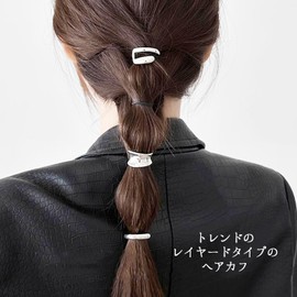 Lapimou Hair Cuff, Pony Hook, Hair Hook, Hair Cuff, Hair Accessories, Hair Accessories, Hair Accessories, Curve, Arch, Metal, Nuance, Adult, Popular, Korea (Gold (Cross))