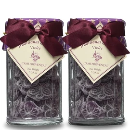 Violet French Hard Candy L'Ami Provencal Hard Candy, 2 Pack of 5.3 oz