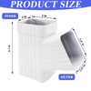 Niuohoy Gutter Y Downspout Connector, Gutter Y Connector, Square Downspout