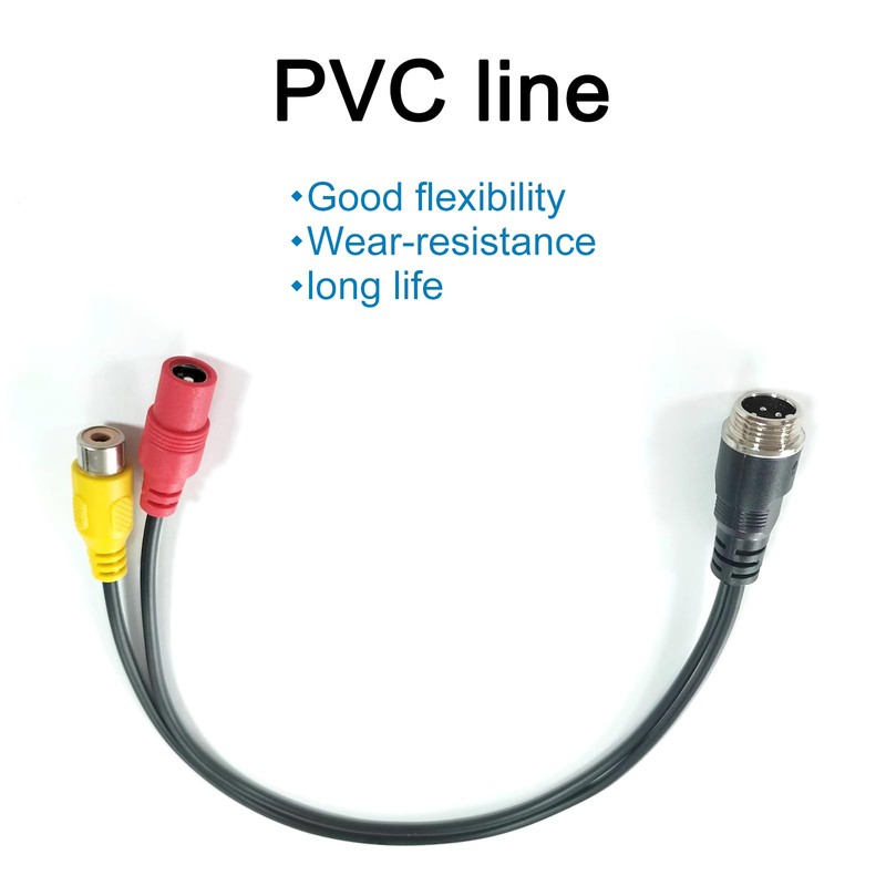 VOJKOREL RCA Video Cable 4Pin to RCA Adapter 4Pin Male
