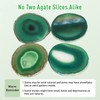 Agate Drink Coasters Set of 4, Natural Stone Coaster for
