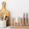 Relaxdays Bamboo Dish Drainer Oblong & Modern Motorhome Plate Holder