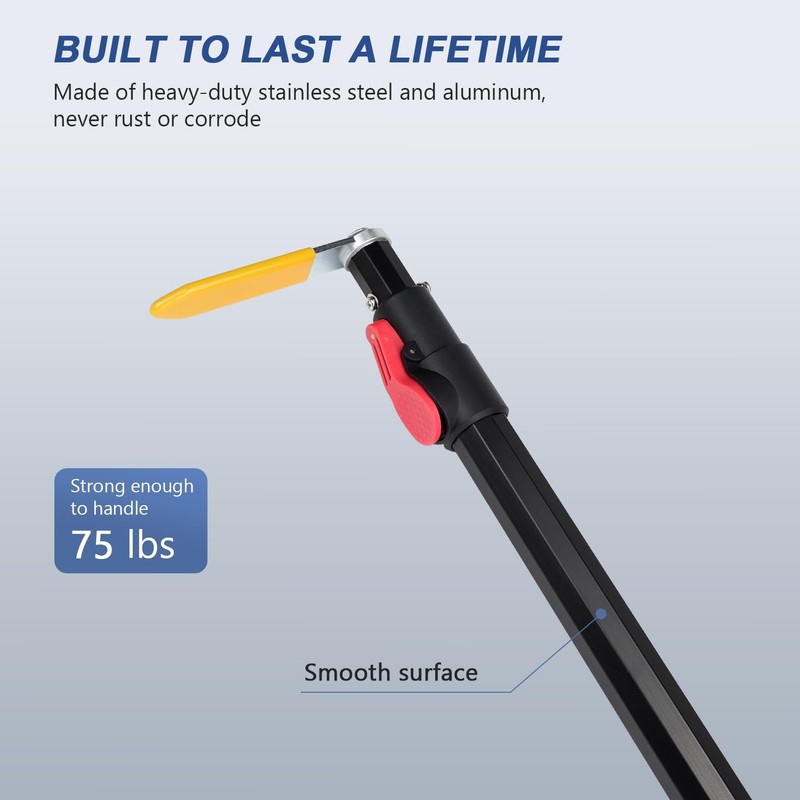 HUAALIUCHE 5FT Pickup Truck Cargo Retrieval,Multi-Use Cargo Retriever,Telescopic Cargo Retriever