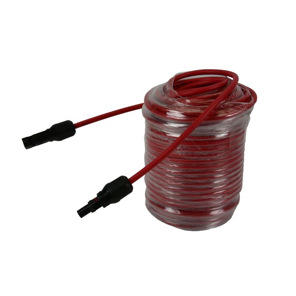 1 Qty 100 ft Solar Panel Extension Connector 10 AWG PV Cable Wire Red