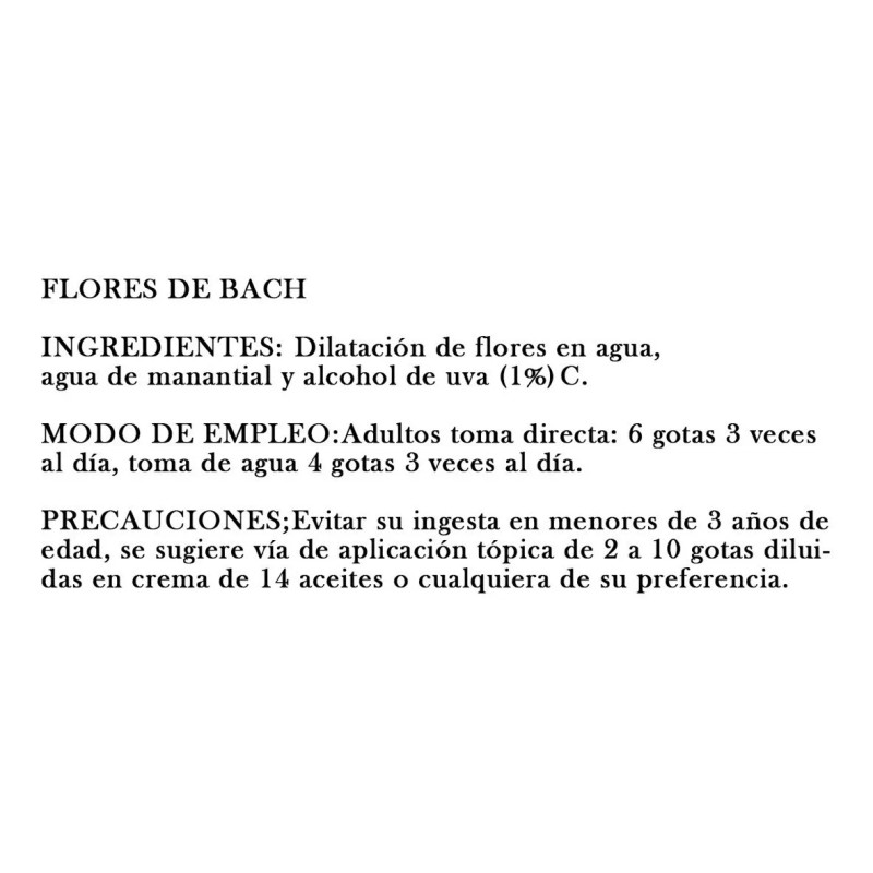 Flores Bach Rescate Emocional Serenidad Inmediata