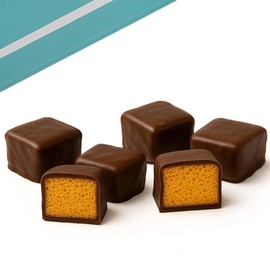 Andy Anand Belgian Milk Chocolate Honeycomb Sponge Candy, Handcrafted Gourmet Gift Box, Luxurious Treat for Special Occasions - 1 lb