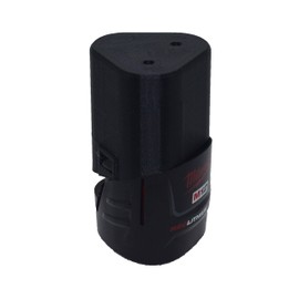 Milwaukee M12 Battery Holder - Wall Mount and Protective Cover… (4-Pack Black)