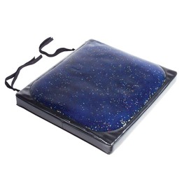 Skil-Care Sitting Pretty Gel-Foam Wheelchair Cushion, Starry Nite, 16" x 16" x 2.5"