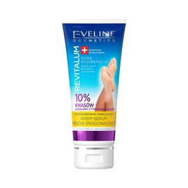 Eveline Cosmetics Revitalum Concentrated Foot Cream Serum with 10% Acid, BIO-4SOFT COMPLEX and Hyaluronic Acid - 75 ml