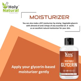 Vegetable Glycerin 10.15 Fl.oz (300ml) l Non-GMO, Kosher, Food Grade/Cosmetic Grade, For Baking and Mix in flavour as a vehicles