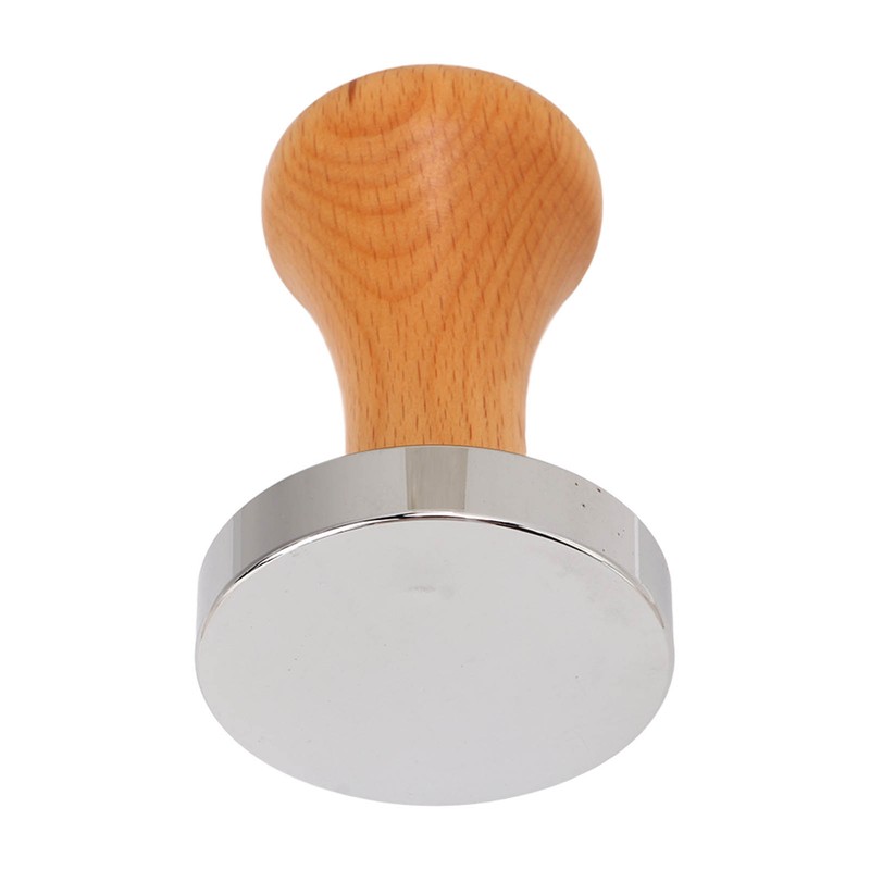 Coffee Tamper Stainless Steel Flat Bottom Tamping Tool Coffee Hand