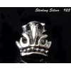 [Silver 925] 片耳 Earrings Punk Rock Gothic Crown Men's Women's;