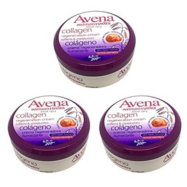 Instituto Espaol Avena Collagen Regenerating Cream. Softens  Moisturizes your Skin with Collagen to Improve your Appearance. 6.7 Fl Oz 200g. Pack of 3