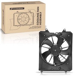 A-Premium Left Engine Radiator Cooling Fan Assembly Compatible with Select Honda Models - Odyssey 2018-2023 - Replace# 190155MRA01, 19020RV0A01