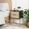 Nathan James Andrew Nightstand, Accent Bedside End Side Table with
