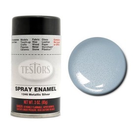 Testors Spray Enamel Paint Silver - 1246 ^