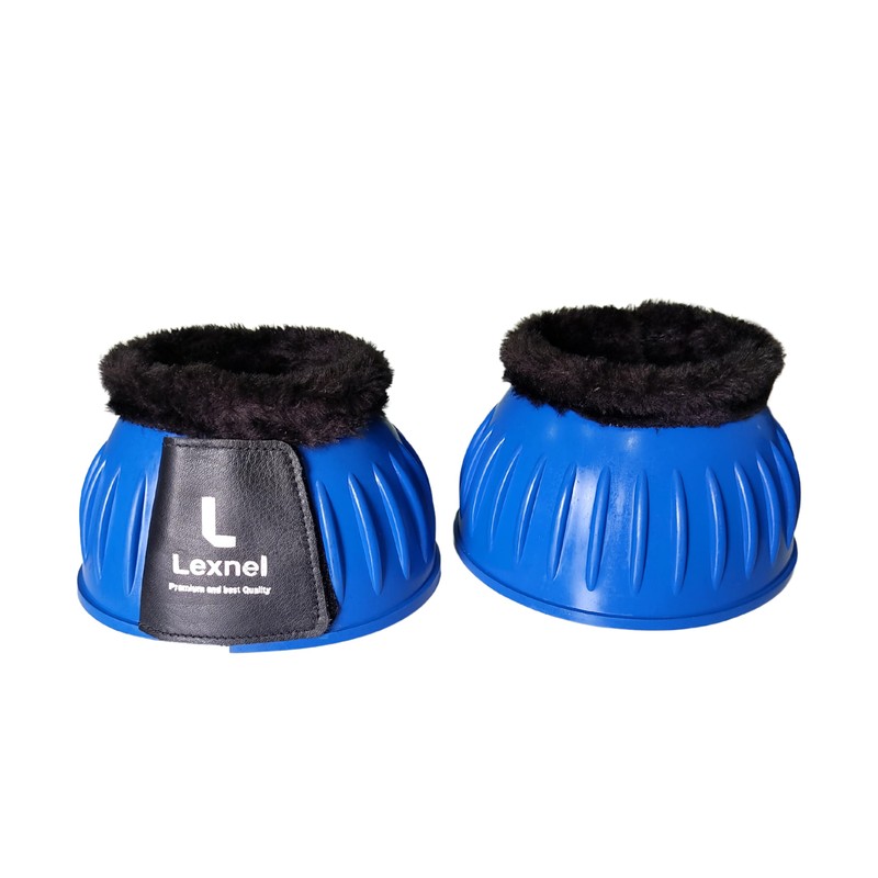 LEXNEL Rubber Horse Bell Boots – Durable Overreach Protection &