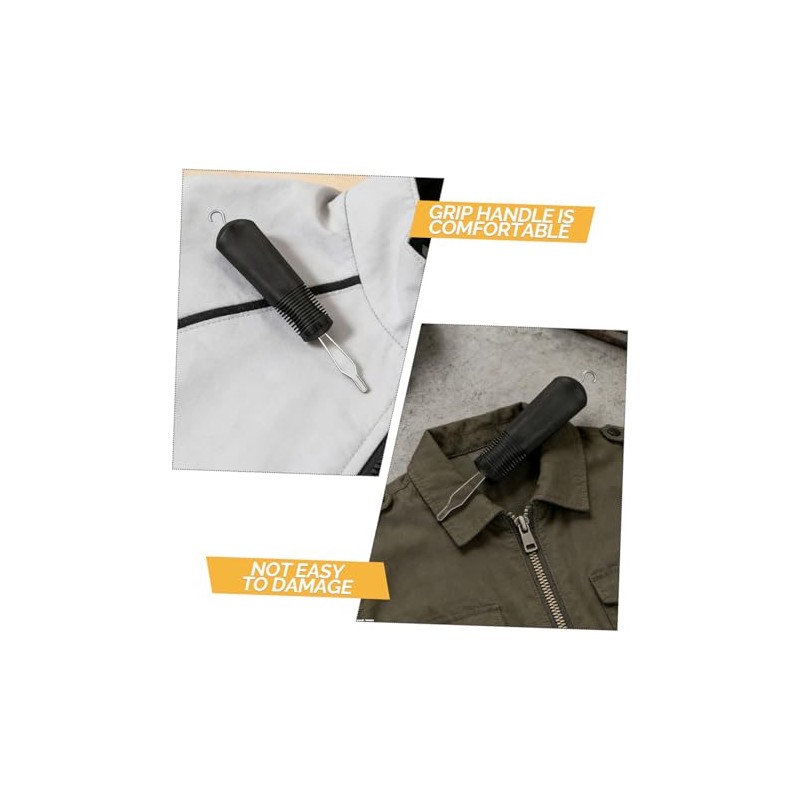 Wire Loop Button Hook and Zipper Pull Tool Dressing Aid