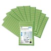 POLYCLEAN 10 x Glass Cleaning Cloths - Microfibre Cloth with