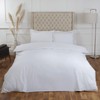 Highams 100% Pure Cotton Duvet Cover with Pillow Case Plain