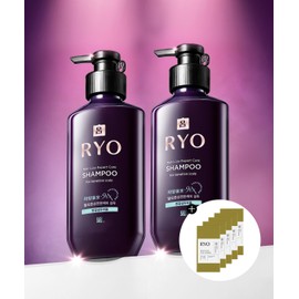 Ryeo Ryo Jayangyunmo 9EX Hair Loss Specialized Care Shampoo for Sensitive Scalps 400ml (2 Pack)