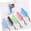 Transparent Housing Luminous Decoration Portable Finger Exercise Tool Tactile Stimulation