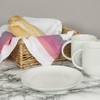 Sticky Toffee 100% Cotton Tea Towel - Multicoloured Red Herringbone