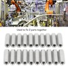 20 Pcs Hex Coupling Nut M5x0.8 25mm Length Stainless Steel