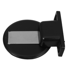 COHEALI Door Gear Door Stopper for Wall Invisible Magnetic Door Stopper Modern Door Stop Wall Door Stoppers Wall Protector Long Door Stopper Cute Door Stopper Stainless Steel Black