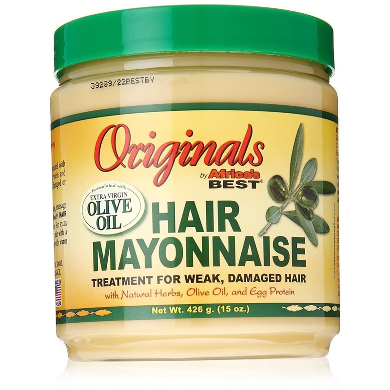 Africas Best Orig Hair Mayonnaise 15 Ounce Jar (443ml)