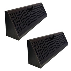 Imperial Decorative Oil Rubbed Bronze Baseboard 15", RG4081 (2)