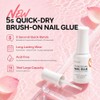 Curvlife ProBonding - Pegamento de uñas semisólido con brocha, 0.3