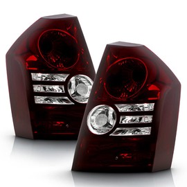 ACANII - For 2008-2010 Chrysler 300 Base/Touring Red Smoke Tail Brake Lights Lamps Replacement Driver & Passenger Side