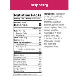 Ultima Replenisher Electrolyte Hydration Powder, Raspberry, 20 Count Stickpacks - Sugar Free, 0 Calories, 0 Carbs - Gluten-Free, Keto, Non-GMO with...