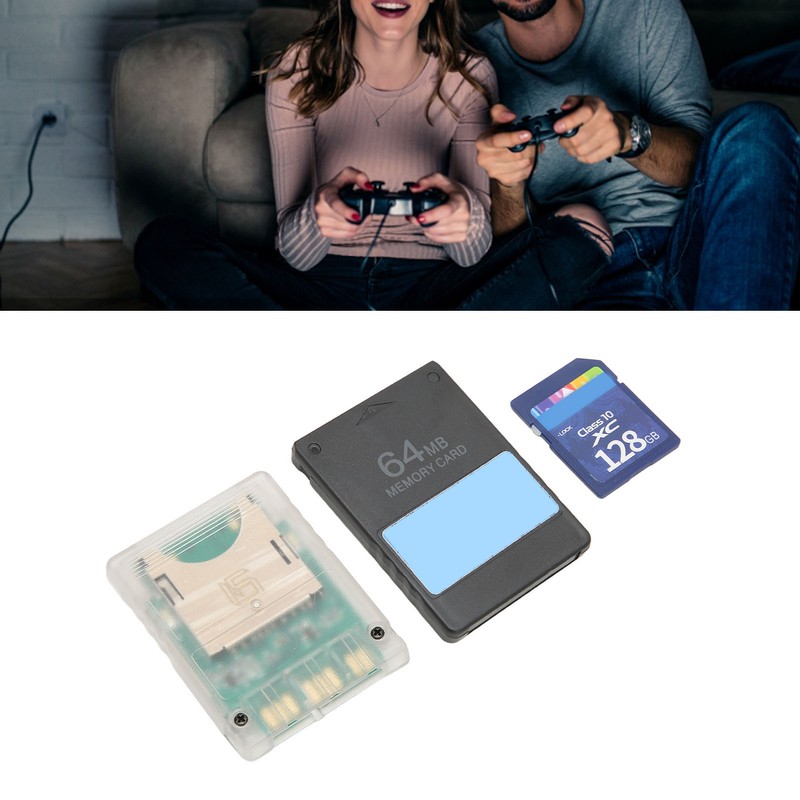 Game Card Adapter Universal for MX4SIO Reader with 128G Storage