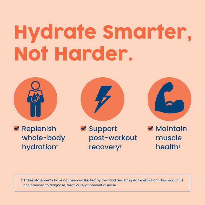 NativePath Native Hydrate Stick Packs, Sugar Free Electrolytes Powder with