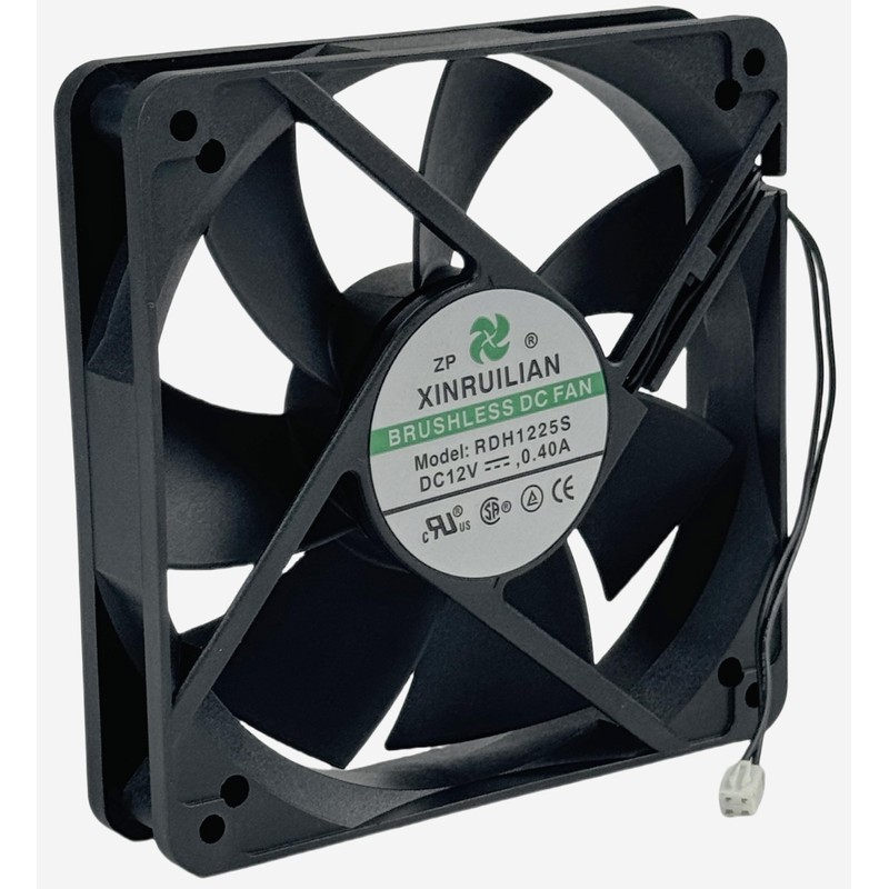 for RDH1225S XINRUILIAN BRUSHLESS DC Fan, 12V 0.40A 120x120x25mm 2-Wire