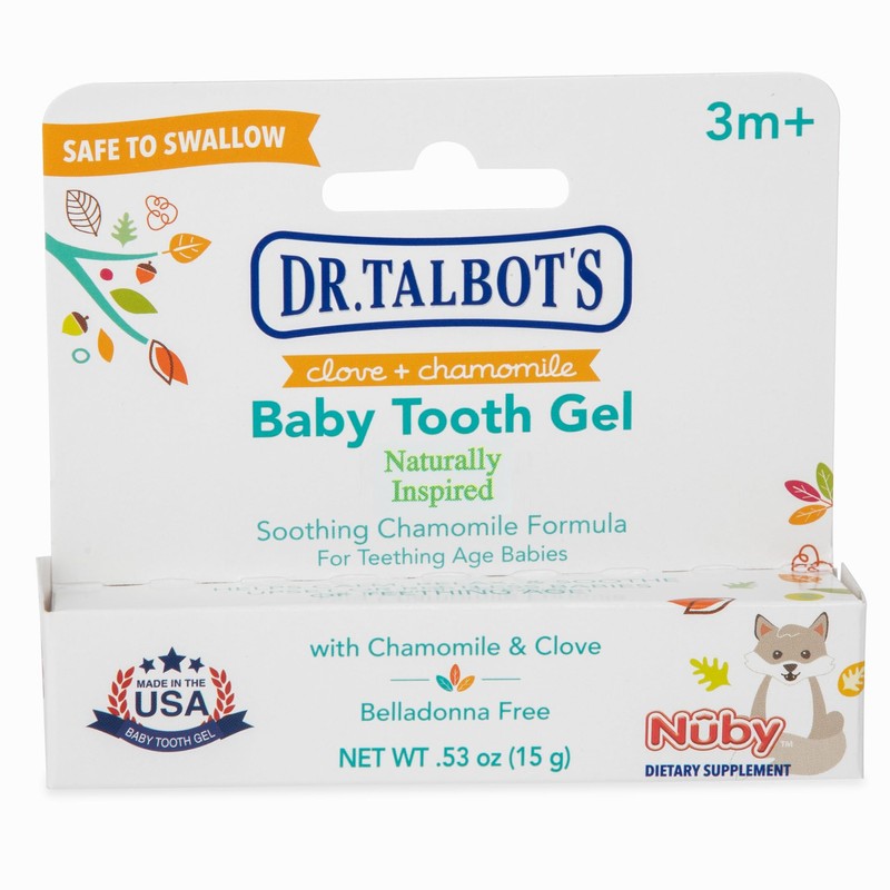 Dr. Talbot's Baby Tooth Gel for Sore Gums, Naturally Inspired,